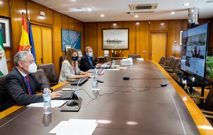 Reunión del Consejo de Administración de la Autoridad Portuaria de Huelva.