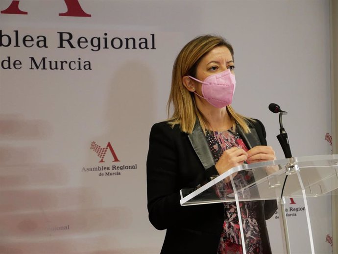 La diputada regional del PP, M Dolores Valcárcel