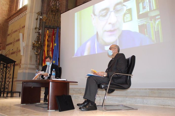 El cardenal Juan José Omella, en la presentación de la encíclica 'Fratelli Tutti' en la UAO CEU
