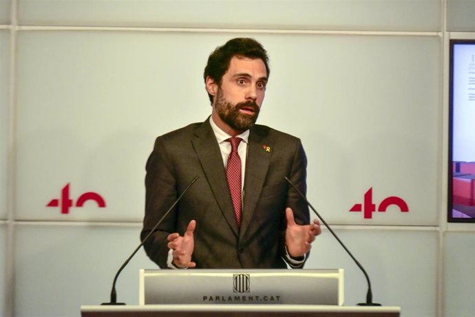 El presidente del Parlament, Roger Torrent.