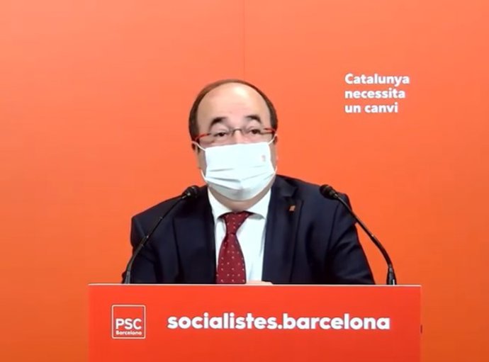 El primer secretario del PSC, Miquel Iceta