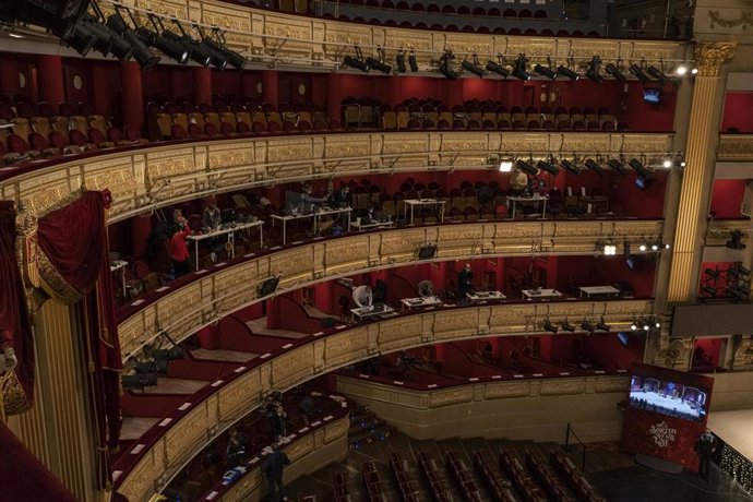 El Teatro Real de Madrid acoge el sorteo de la Lotería de Navidad 2020