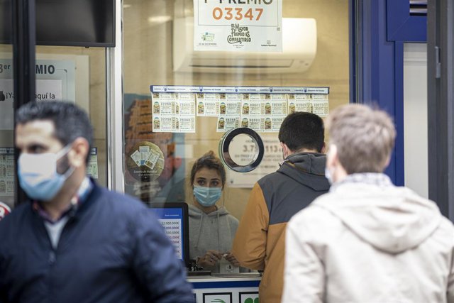 Administració de loteria 'El Gato Negro'. Sevilla, Andalusia (Espanya), 18 de desembre del 2020.