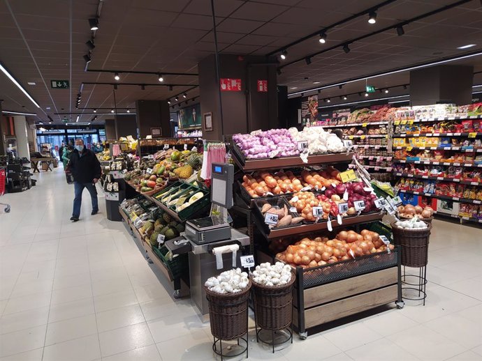 Supermercado Eroski de la calle Autonomía en Bilbao