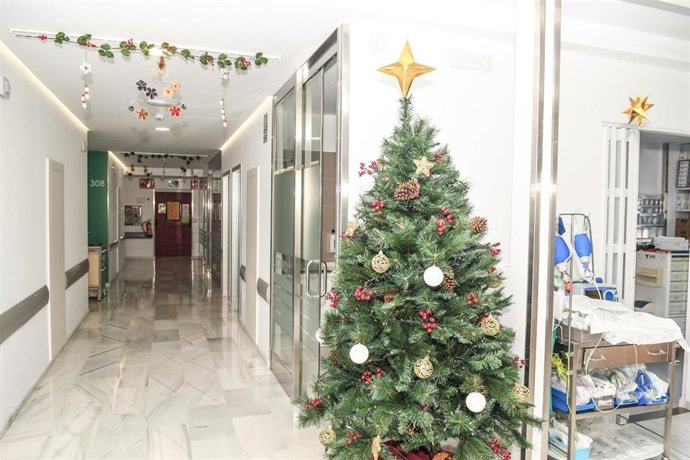 Decoración navideña en el Área Sanitaria Norte de Córdoba