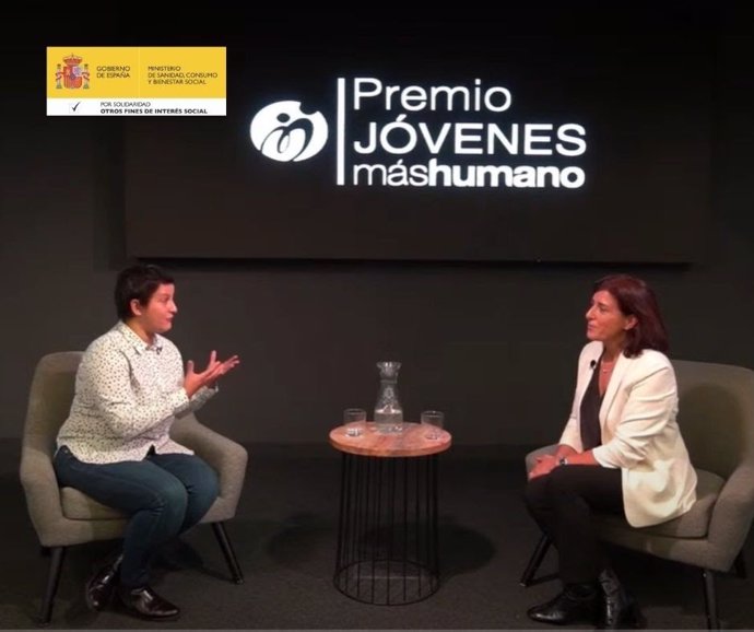 Momento de la gala de Premio Jóvenes Máshumano