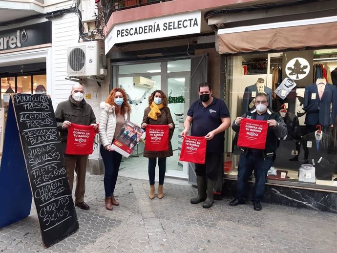 Presentación de la campaña de incentivo del comercio de proximidad de la Macarena