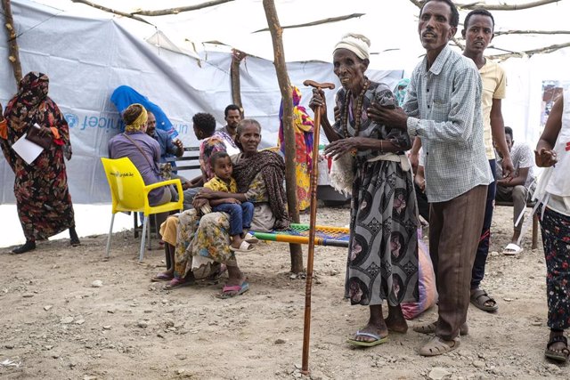 Refugiados etíopes en Sudán