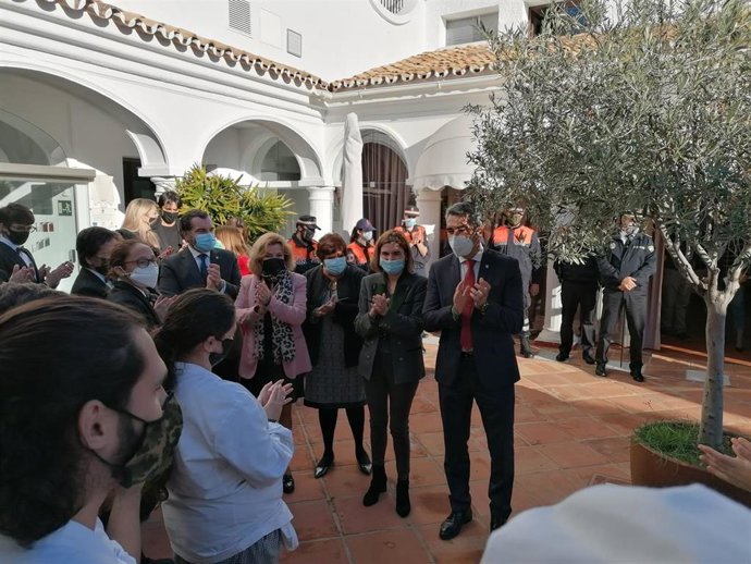 La consejera de Empleo, Formación y Trabajo Autónomo, Rocío Blanco, en un acto en La Fonda