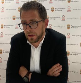El concejal de Medio Ambiente de Burgos, Josué Temiño.