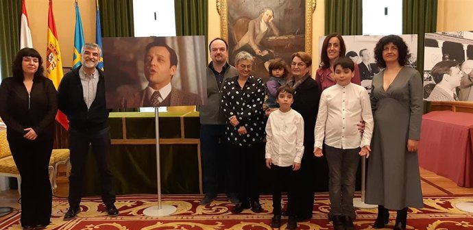 Acto de recepción del legado de Francisco Prendes Quirós, en febrero de 2020