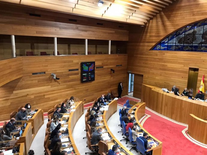 Votación de la ley de ordenación del territorio y de la ley de pesca continental de Galicia, los dos primeros textos de la Xunta aprobados definitivamente en la XI Legislatura