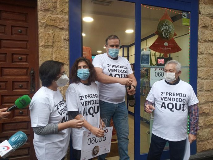 La administración de la calle Herreros, 3, de León reparte 1,25 millones con el segundo premio de la Lotería de Navidad, el 6.095.