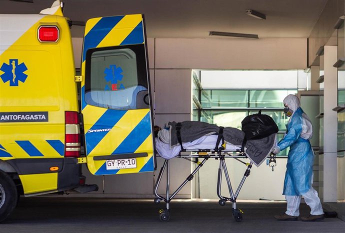 Traslado de un enfermo en Chile