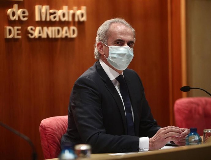 El consejero de Sanidad de la Comunidad de Madrid, Enrique Ruiz Escudero.