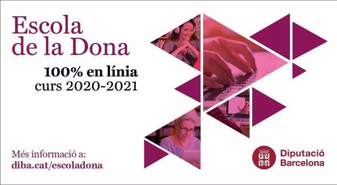 La Escola de la Dona de la Diputación de Barcelona inicial el curso "100% en línea"