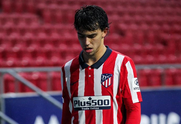 Joao Félix en un partido con el Atlético de Madrid