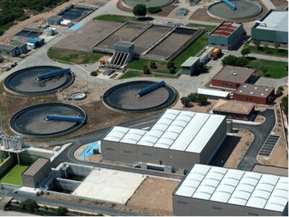 Catalunya lidera un proyecto europeo para ahorrar agua en el sector hotelero. Terciario de la Depuradora de Agua de Vila-seca y Salou