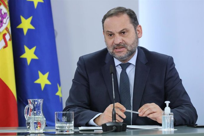 El ministro de Transportes, Movilidad y Agenda Urbana, José Luis Ábalos