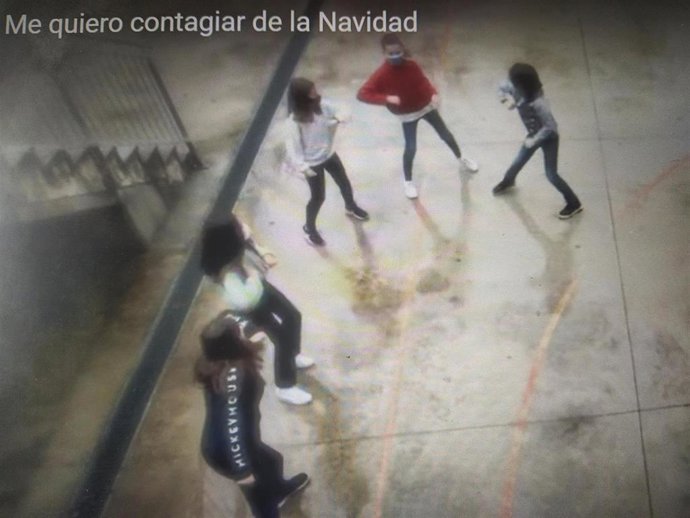 Imagen del video del villancico.