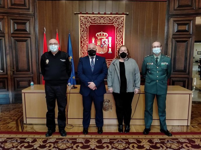 José María Borja, José Luis Arasti, Marta Galipienzo y José Miguel Barbero