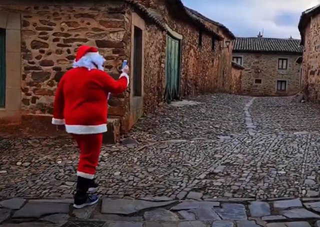 Imagen del vídeo navideño reivindicativo remitido por el colectivo.