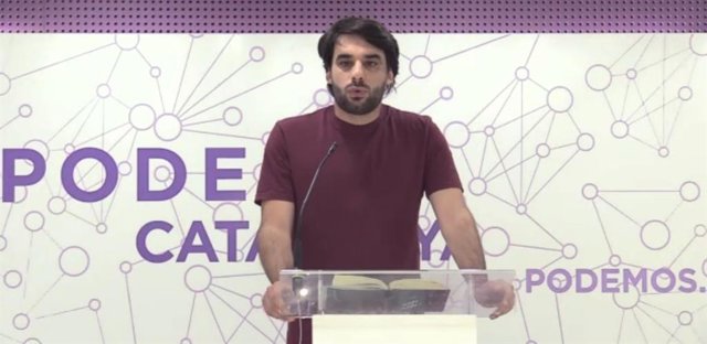 El membre de Podem i diputat al Parlament de CatECP Lucas Ferro