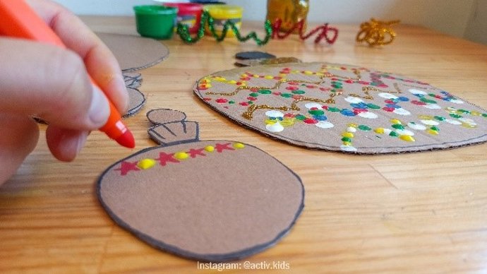 Manualidades educativas para niños en Navidad