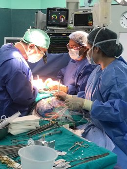 Quirófano de cirugía cardiaca del Hospital Universitario de Canarias