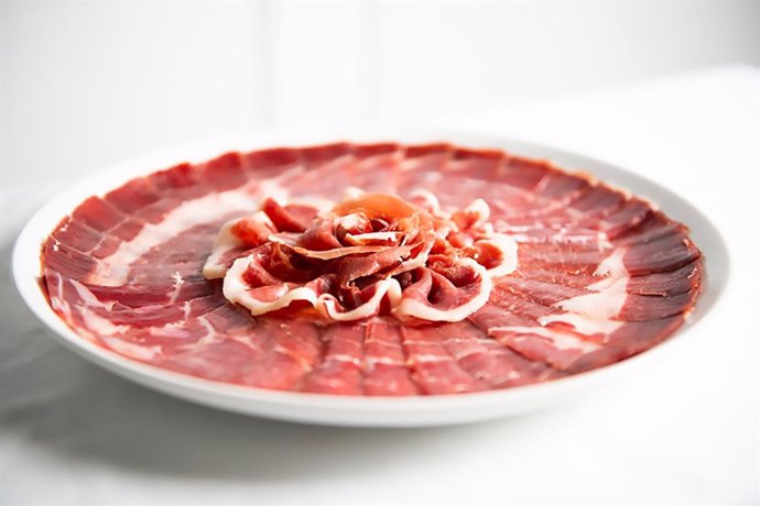 Plato de jamón ibérico