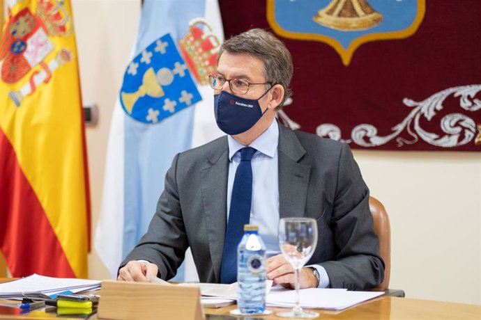 El titular del Gobiero gallego preside la reunión del Consello de la Xunta