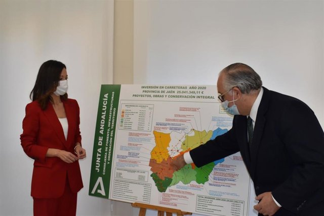 Balance de las obras en la red viaria de la Junta en Jaén.