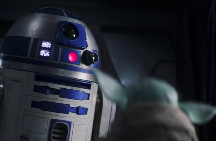 La reunión entre Grogu y R2-D2
