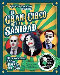 Sanitarios Necesarios convoca un acto contra el Zendal y el "Gran Circo de la Sanidad" el lunes en la Puerta del Sol