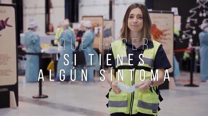 Imagen de uno de los vídeos de la campaña para evitar la extensión del Covid-19 en Navidad