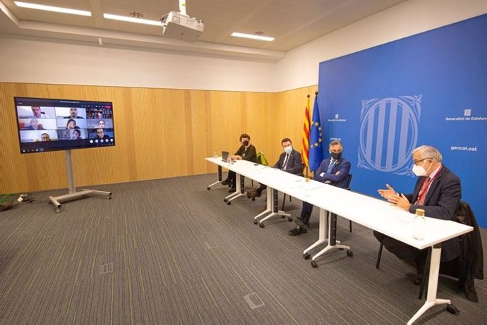 Fotografia de la reunión del Comité Asesor Catalunya-Next Generation EU