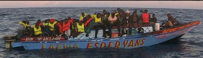 La Guardia Costera de Estados Unidos intercepta a 110 migrantes procedentes de Haití.