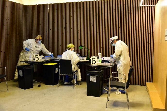 Realización de test de antígenos de detección del COVID-19 