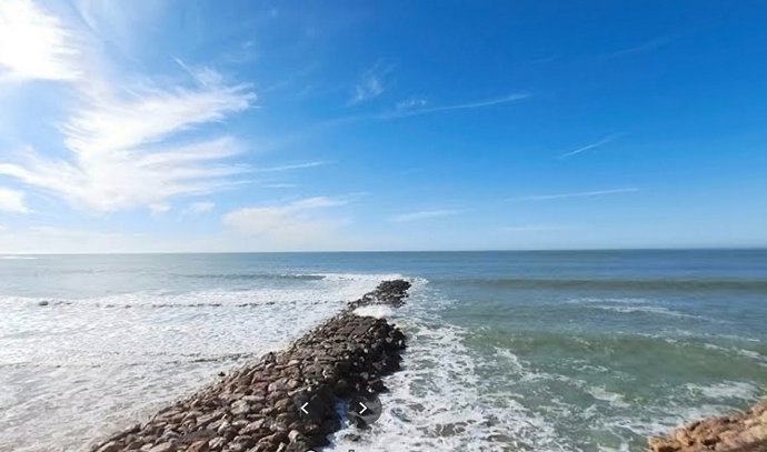 Playa de Santa María del Mar en Cádiz