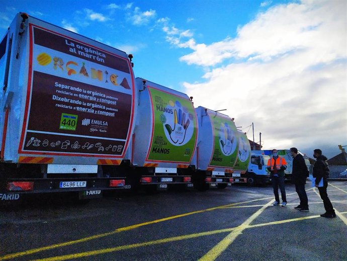 Incorporación a la flota de Emulsa de cuatro camiones recolectores de residuos