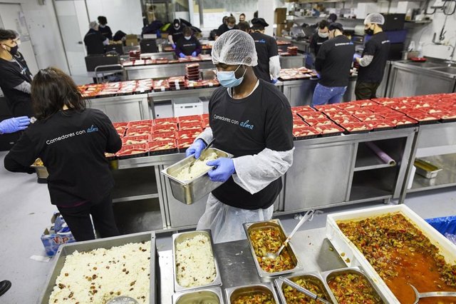 Voluntarios de 'Comedores con Alma'.