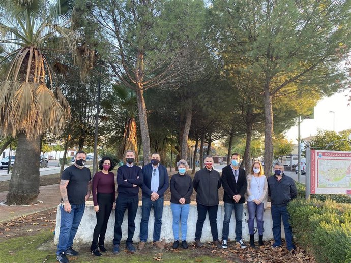 El grupo de autónomos de Bollullos que ha difundido el vídeo