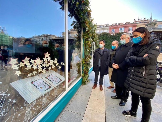 Inauguración del Belén de la Plaza Pombo