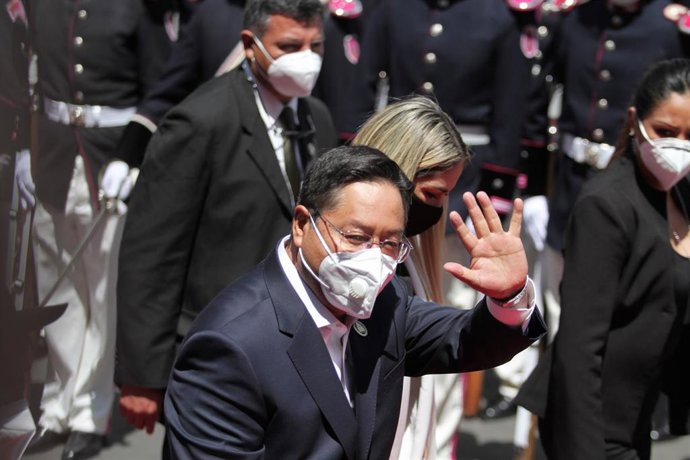 El presidente de Bolivia,  Luis Arce.