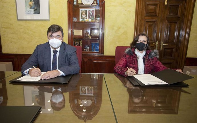 Convenio con la asociación de amas de cada Virgen de la Cinta.