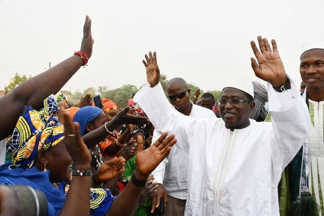El líder de la opositora Unión por la República y la Democracia (URD), Soumaila Cissé, durante un acto en Malí