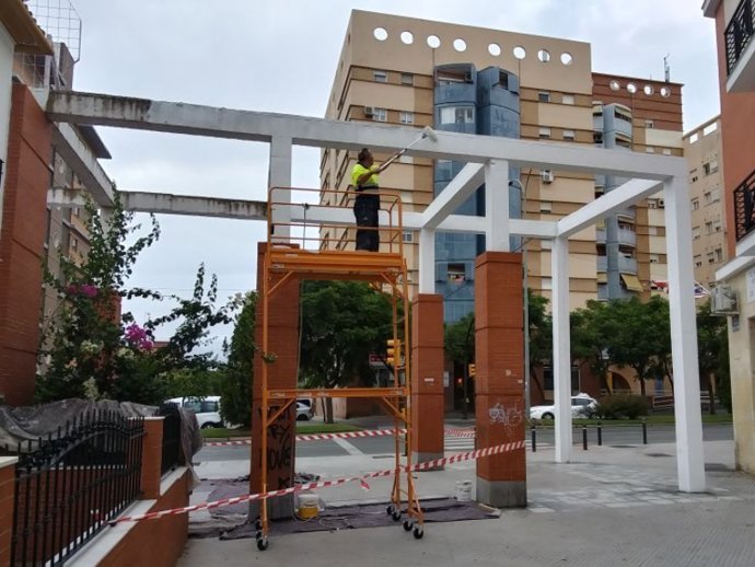 Obras del Ayuntamiento de Huelva