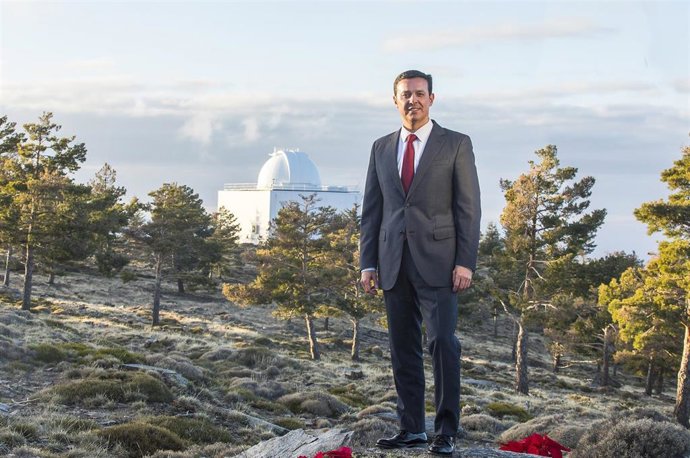 Javier A. García en Calar Alto