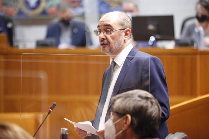 El presidente del Gobierno de Aragón, Javier Lambán.
