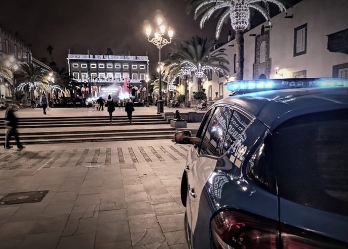 Coche patrulla de la Policía Local de Las Palmas de Gran Canaria